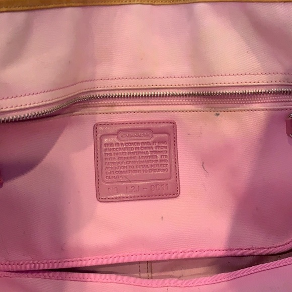 🌟Coach Soho Twill Large Tote - Picture 10 of 10